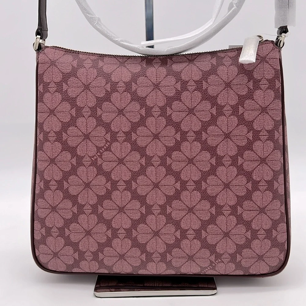 Kate Spade Signature Spade Flower Large Swingpack Crossbody Grenache